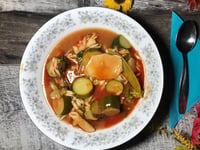 Photo de la Recette: Soupe aux Légumes Verts et Orzo