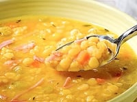 Photo de la Recette: Soupe aux Pois et Jambon