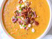 Photo de la Recette: Soupe de Courge Butternut Rôti et Bacon