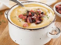 Photo de la Recette: Soupe de Fèves au Garam Masala et Chorizo