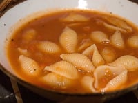 Photo de la Recette: Soupe de Tomates aux Coquilles