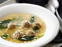 Photo de la Recette: Soupe Italien Weeding avec Boulettes de Poulet