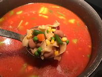 Photo de la Recette: Soupe Jus de Tomates et Légumes