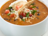 Photo de la Recette: SOUPE MEXICAINE AU CHEDDAR D’ICI