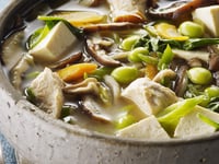 Photo de la Recette: Soupe Miso au Poulet et au Tofu