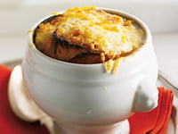 Photo de la Recette: Soupe à l'oignon Gratinée