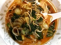 Photo de la Recette: Soupe Ramen aux Minis Bok Choy Délicatement Délicieux…