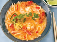 Photo de la Recette: Soupe-Repas aux Crevettes Délicieusement Parfumée