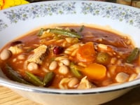 Photo de la Recette: Soupe Repas Poulet et Légumes