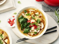 Photo de la Recette: Soupe Thaïe au Poulet Facile