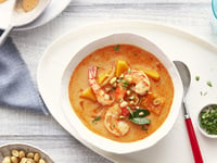 Photo de la Recette: Soupe Thaïe aux Crevettes et à la Citrouille