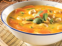 Photo de la Recette: Soupe Thaïlandaise au Poulet et Coriandre