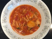 Photo de la Recette: Soupe Tomates et Légumes (vide frigo)