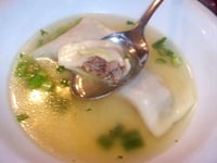 Photo de la Recette: SOUPE WON TON SANS GLUTEN