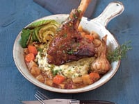 Photo de la Recette: SOURIS D’AGNEAU AUX LÉGUMES RACINES