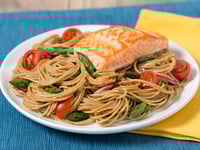 Photo de la Recette: Spaghetti au Saumon avec Asperges et Fines Herbes