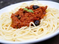 Photo de la Recette: SPAGHETTI AU THON À L'ITALIENNE