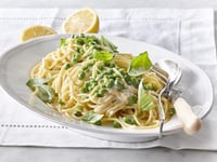 Photo de la Recette: Spaghetti « One Pot Pasta » au Citron et Pois Verts