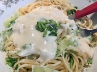Photo de la Recette: Spaghetti Sauce Blanche et Brocoli