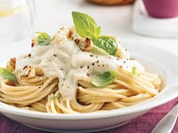 Photo de la Recette: Spaghetti, Sauce Crémeuse au Chou-fleur