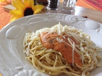 Photo de la Recette: Spaghetti Sauce Rosée à l'Italienne