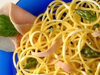 Photo de la Recette: Spaghettinis dans une Sauce Rose et Verte