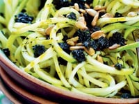 Photo de la Recette: Spaghettis de Courgettes au Pesto de Spiruline