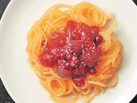 Photo de la Recette: Spaghettis de Melon et Fruits Rouges