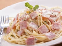 Photo de la Recette: Spaghettis Jambon Façon Carbonara