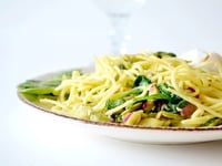 Photo de la Recette: Spaghettis Sautés aux Légumes Verts