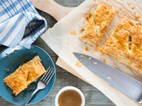 Photo de la Recette: Strudel aux Poires Beurre D'érables et Cheddar Fort