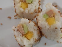 Photo de la Recette: Sushi Foie Gras, Mangue et Avocat