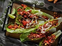 Photo de la Recette: Tacos Végé de Laitue Romaine