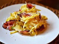 Photo de la Recette: Tagliatelles alla Carbonara la Vraie Recette Traditionnelle Italienne