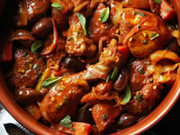 Photo de la Recette: Tajine de Poulet aux Poireaux et aux Carottes