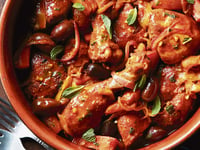 Photo de la Recette: Tajine de Poulet aux Poireaux et aux Carottes