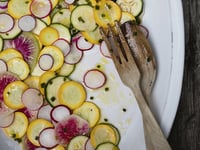 Photo de la Recette: Tartare de Courgettes et de Radis