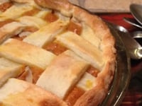 Photo de la Recette: TARTE À LA CITROUILLE ET À LA RICOTTA D’ICI