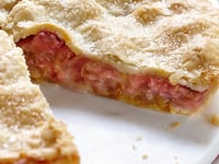 Photo de la Recette: TARTE À LA RHUBARBE