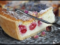 Photo de la Recette: Tarte à la Ricotta et aux Framboises