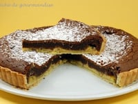 Photo de la Recette: Tarte au Chocolat, Bananes et Fruits de la Passion