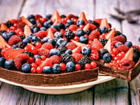 Photo de la Recette: Tarte au Chocolat et Fruits Rouges