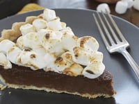 Photo de la Recette: TARTE AU CHOCOLAT ET GUIMAUVE TENDERFLAKE