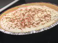 Photo de la Recette: Tarte au Chocolat, Pouding Vanille sur Croûte de Biscuits Graham