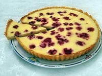 Photo de la Recette: Tarte au Citron et Framboises