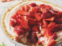 Photo de la Recette: Tarte au Fromage et aux Fraises