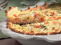 Photo de la Recette: Tarte au Saumon et Féta pour le Brunch