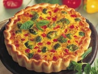 Photo de la Recette: Tarte aux Brocolis et Deux Poivrons