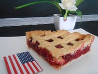 Photo de la Recette: Tarte aux Cerises Américaine