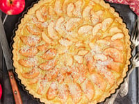 Photo de la Recette: Tarte aux Pommes, Pépites de Chocolat et Cannelle